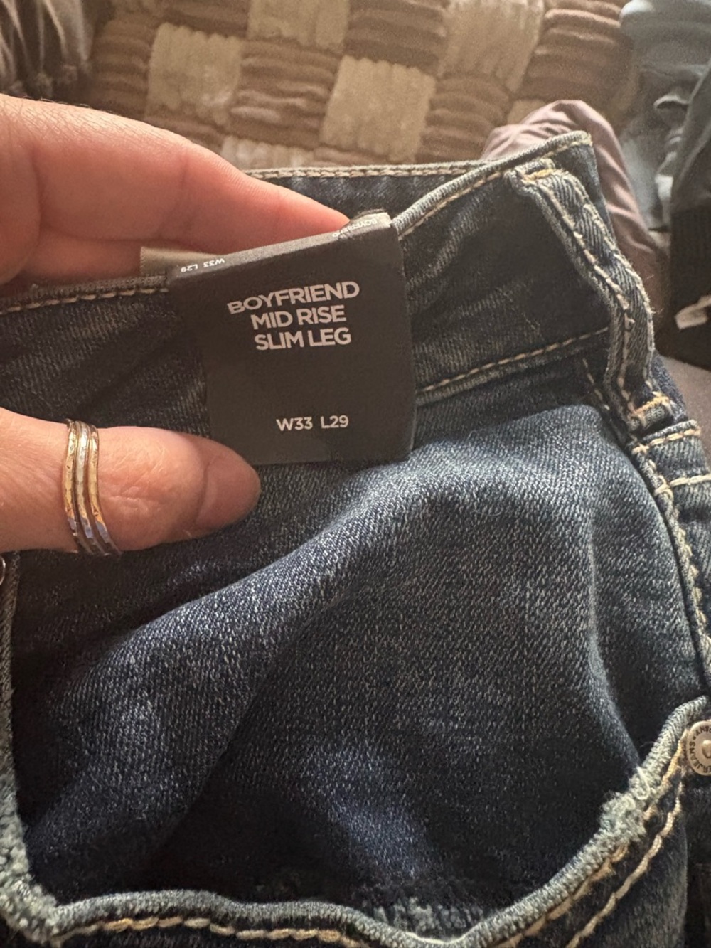Silver Jeans Women's Dark Blue Bootcut Jeans size New with tags - Picture 6 of 9